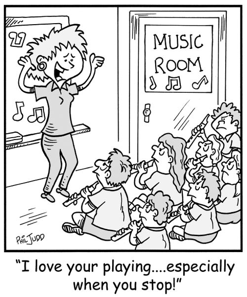 'I love your playing....especially when you stop!'
