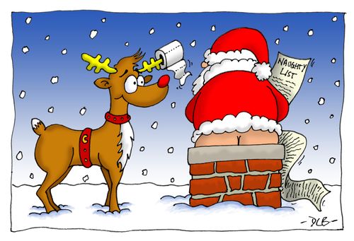 What Santa does to those on the naughty list.