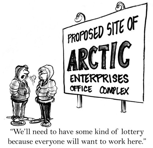 'We'll need to have some kind of lottery because everyone will want to work here.'
