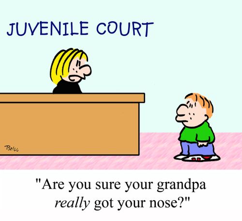 'Are you sure your grandpa REALLY got your nose?'