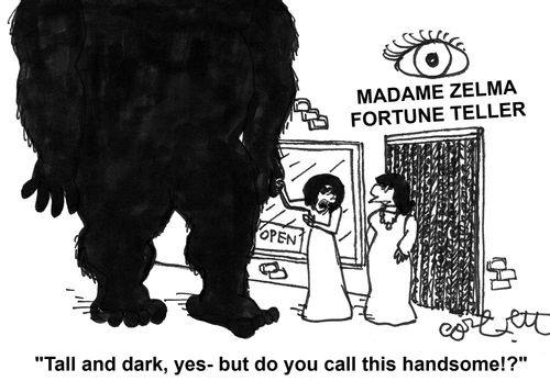'Tall and dark, yes - but do you call this handsome!?'