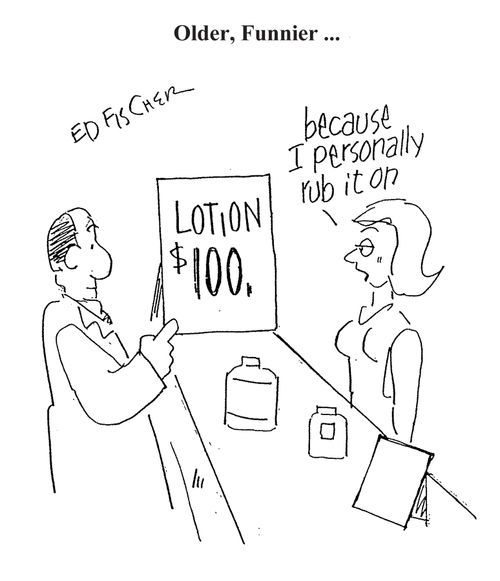'...because I personally rub it on.'