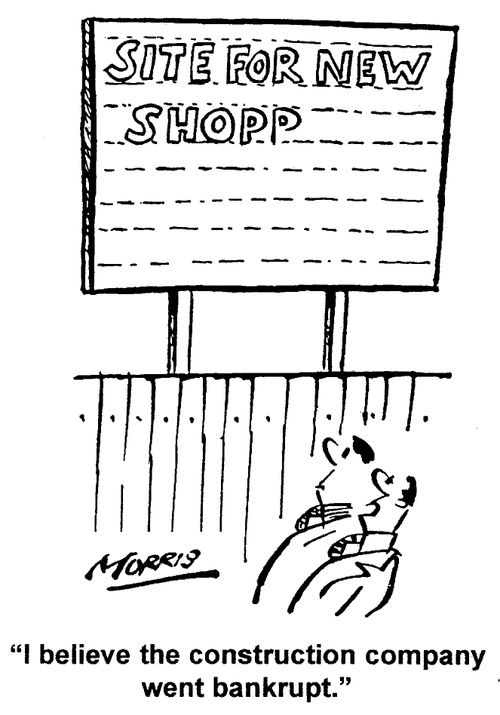 Site For New Shopp... - I believe the construction company went bankrupt.