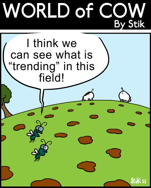 I think we can see what is 'trending' in this field!