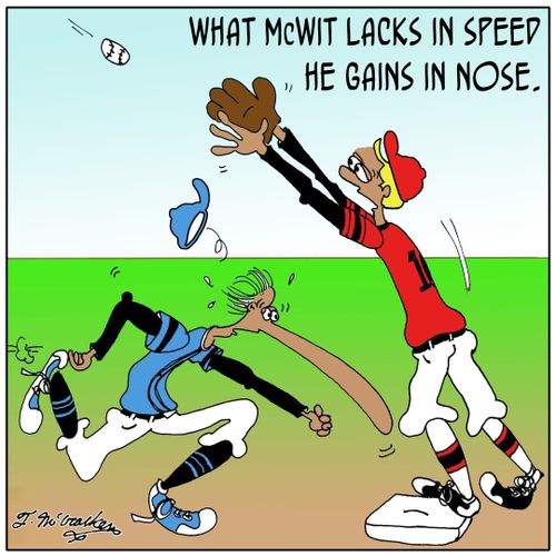 What McWit lacks in speed he gains in nose.