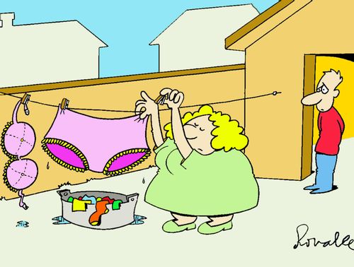 Large lady's underwear.