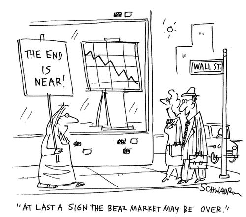 'At last a sign the bear market may be over.'