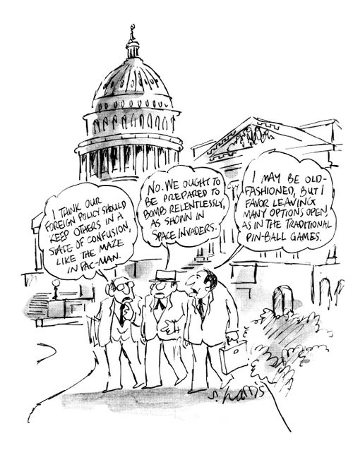 Discussion of foreign policy.