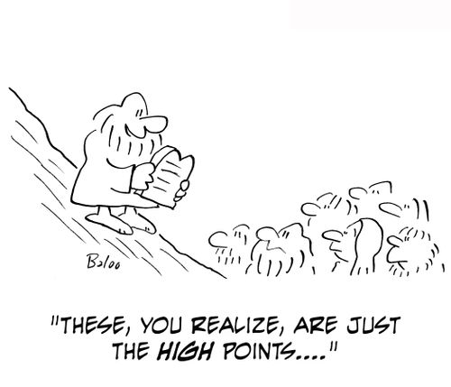 'These, you realize, are just the high points....'