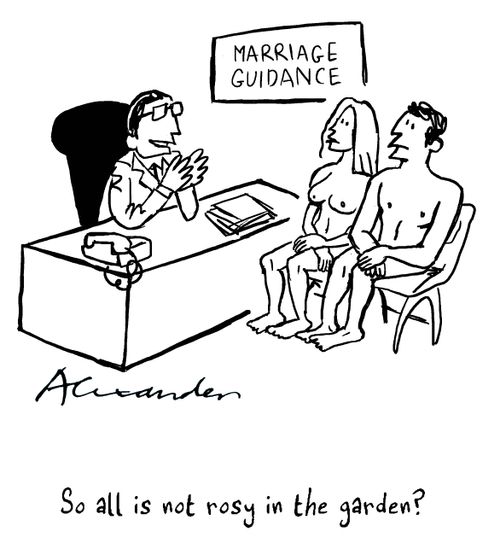 "So all is not rosy in the garden?"