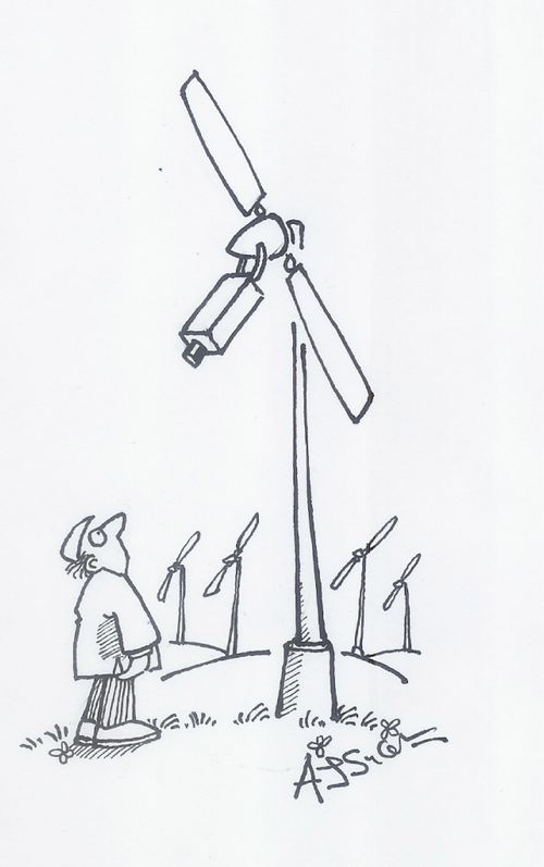 Wind turbine - CCTV.