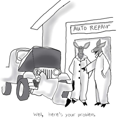 'Well, here's your problem'