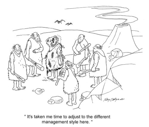 'It's taken me time to adjust to the different management style here.'