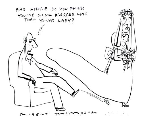 'And where do you think you're going dressed like that, young lady?'