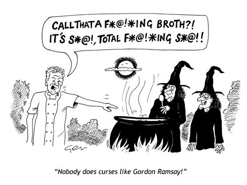 'Nobody does curses like Gordon Ramsay.'