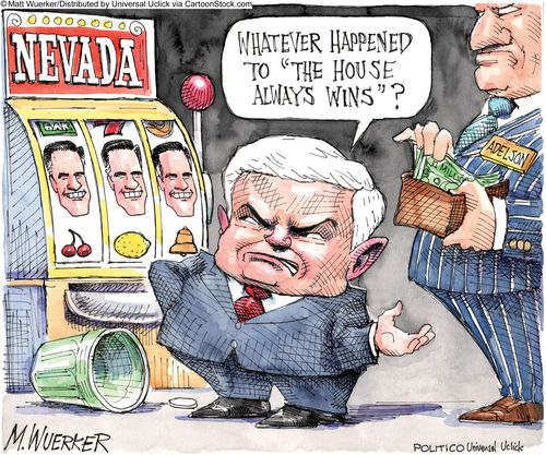 'Whatever happened to 'the house always wins'?'