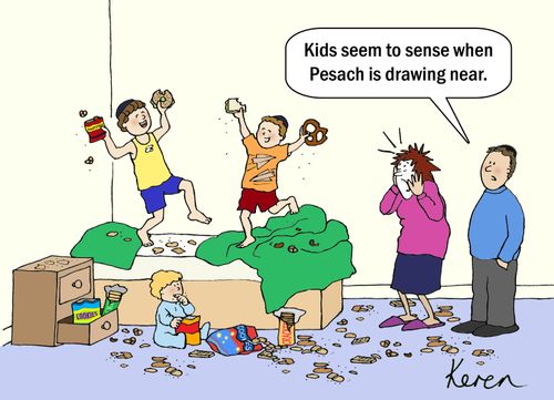 Kids seem to sense when Pesach is drawing near.