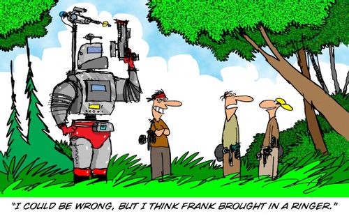 'I could be wrong, but I think Frank brought in a ringer.'