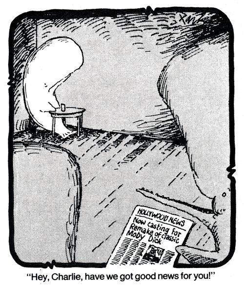 'Hey, Charlie, have we got good news for you!'