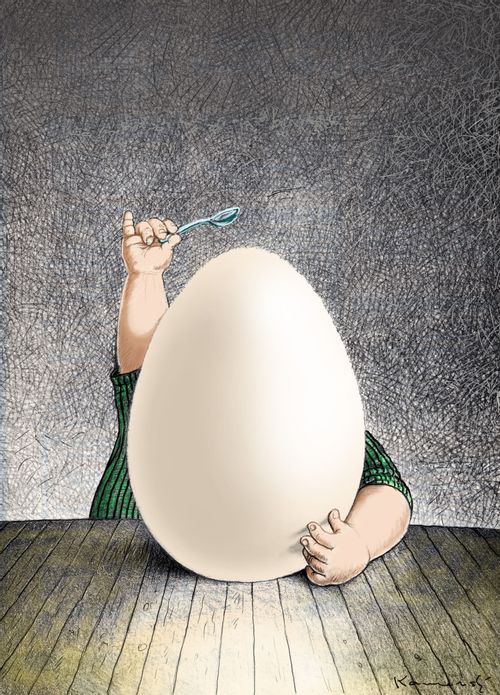 Giant egg.