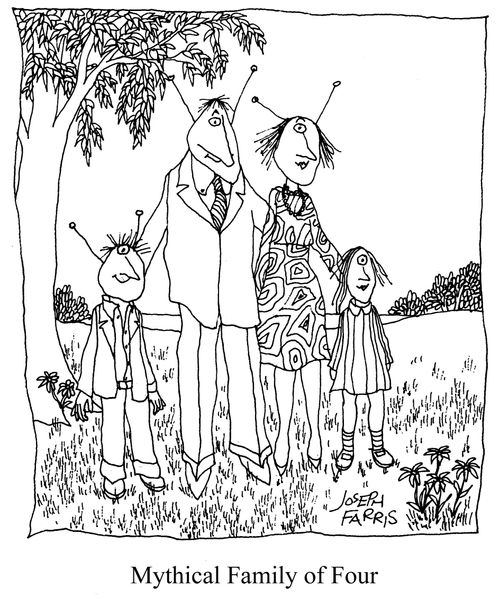 Mythical Family of Four