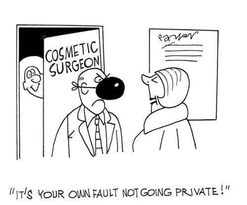'It's your own fault not going private.'