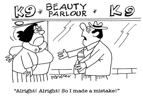 'Alright! Alright! So I made a mistake!'