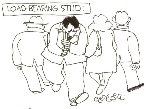 Load-bearing stud.