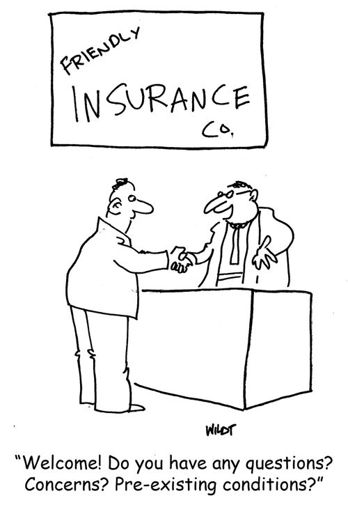 'Welcome! Do you have any questions? Concerns? Pre-existing conditions?'