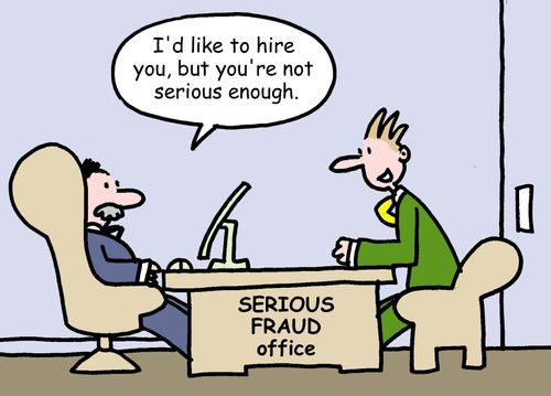 'I'd like to hire you, but you're not serious enough.'