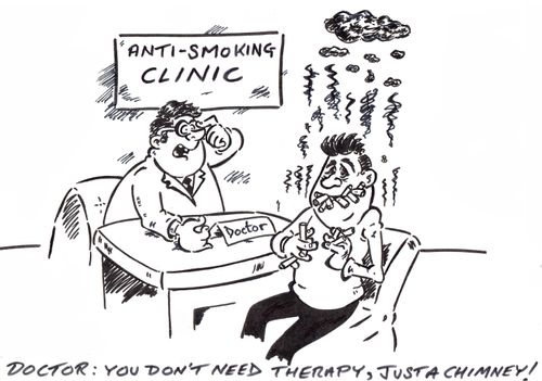 'You don't need therapy, just a chimney.'