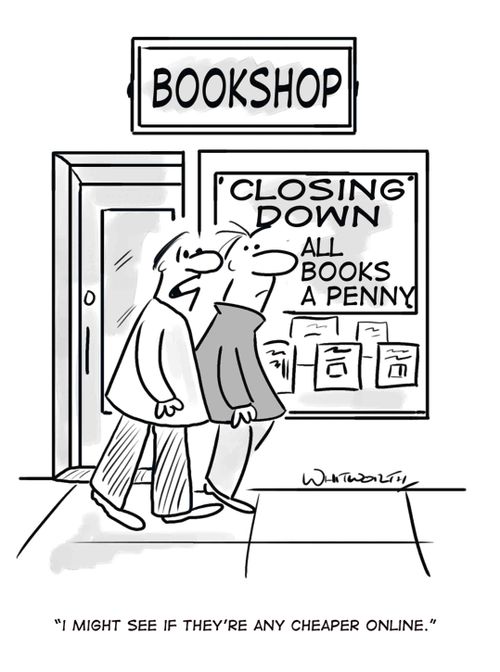 'I might see if they're any cheaper online.'