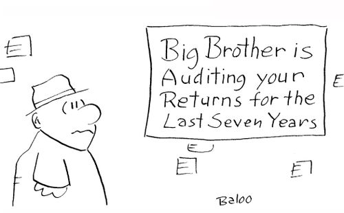 Big Brother Is Auditing Your Returns for the Last Seven Years.