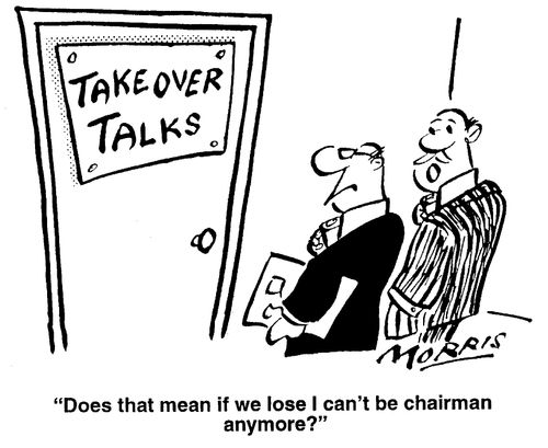 Does that mean if we lose I can't be chairman anymore?