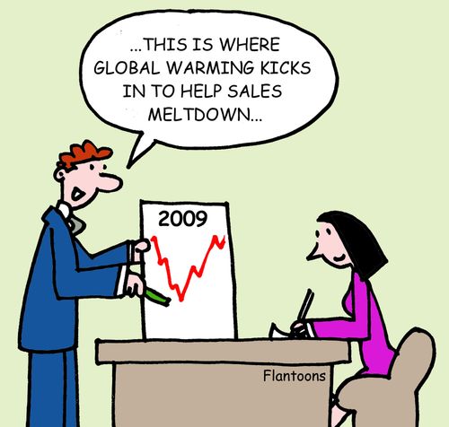 This is where global warming kicks in to help sales meltdown...