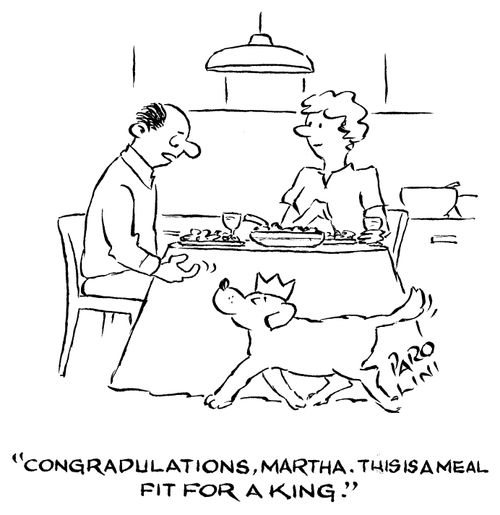 'Congratulations, Martha. This is a meal fit for a king.'