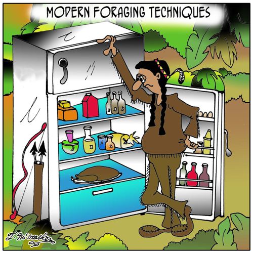 Modern Foraging Techniques...