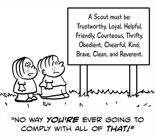 'No way you're ever going to comply with all of THAT'