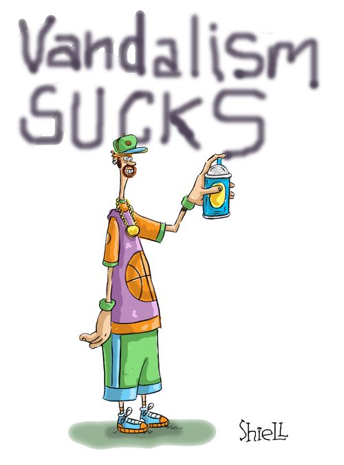 Vandalism Sucks.