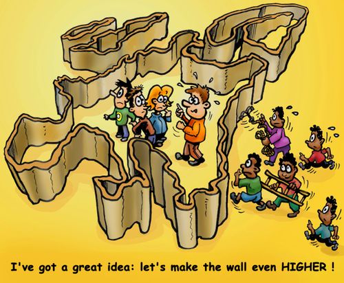 Higher walls around the EU.
