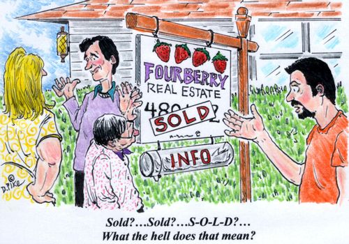 'Sold?...Sold?...S-O-L-D?...What the hell does that mean?'