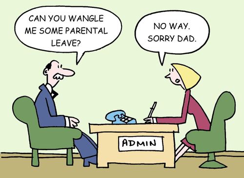 "Can you wangle me some parental leave?"