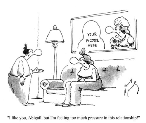 'I like you, Abigail, but I'm feeling too much pressure in this relationship!'