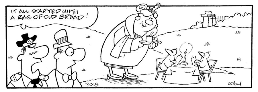 'It all started with a bag of old bread!'