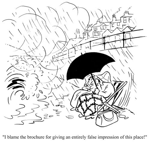 'I blame the brochure for giving an entirely false impression of this place!'