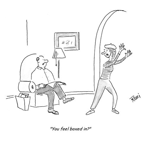 'You feel boxed in?'