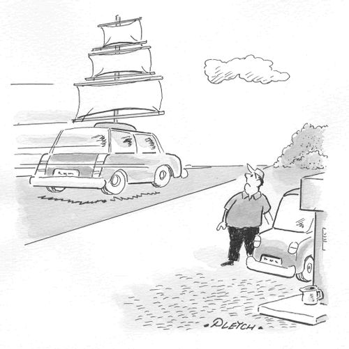 Eliminating gas spending.
