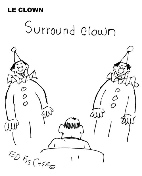 Surround clown