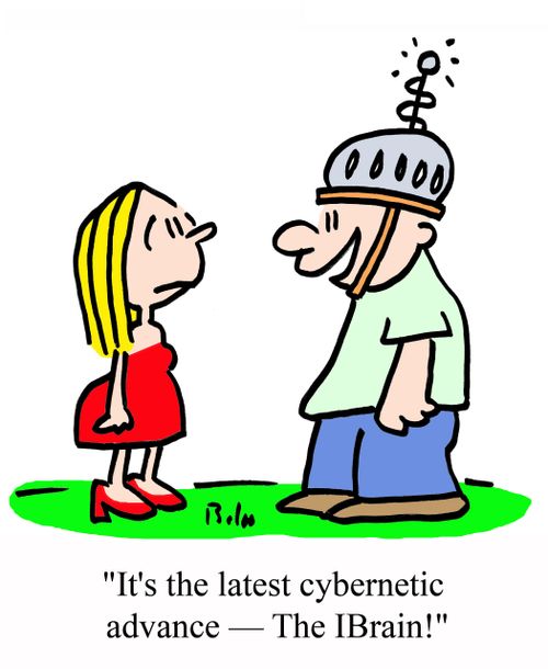'It's the latest cybernetic advance - The IBrain!'