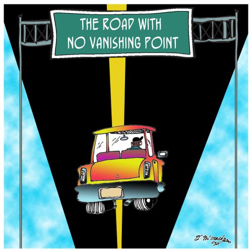 The Road With No Vanishing Point.